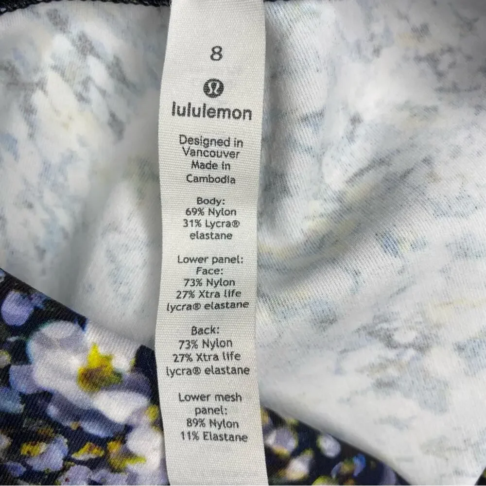 Lululemon Wunder Under Crop High-Rise *Roll Down Scallop Leggings 23